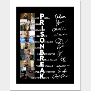 Prison Break Cast  Signature Posters and Art